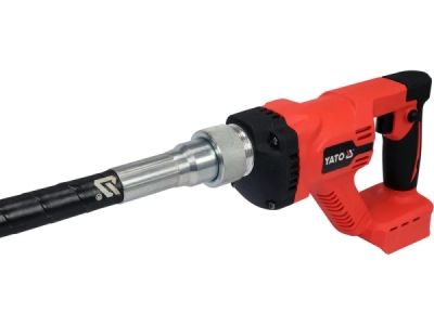 Yato - Ponorný vibrátor do betónu L-1.2m Ø25mm AKU 18V (korpus)