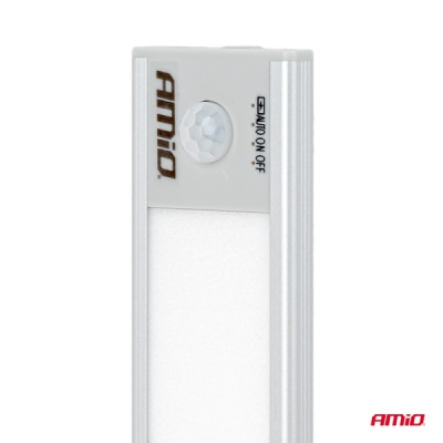 Bezdrôtové LED pracovné svetlo so senzorom pohybu 1.2W 1000mAh AMIO-04893
