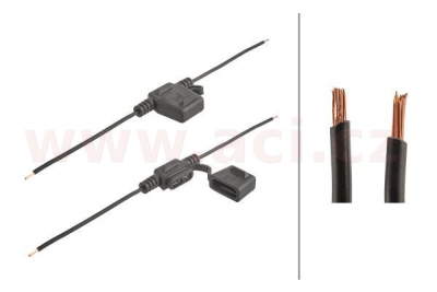 držák pojistky, kabel 1.3 mm2, max. 20 A HELLA