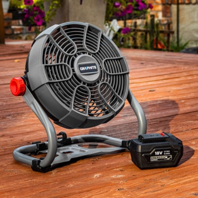 GRAPHITE - Prenosný ventilátor 18V AKU (korpus)