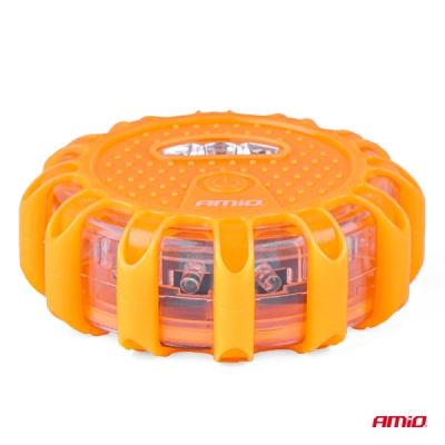 AMiO - Núdzové svietidlo LED 12SMD+3SMD 650mAh (BATT)