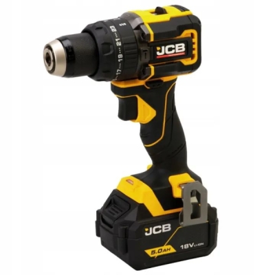 JCB - Vŕtačka/skrutkovač 18V 75Nm s 2xAKU 5Ah