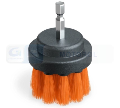ADBL - Twister Soft, Jemná okrúhla čistiaca kefa na textil/kožu, 50mm
