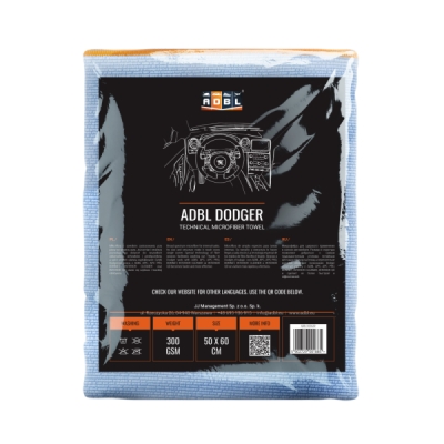 ADBL - Dodger, Mikrovláknová utierka na okná a interiér, 1ks