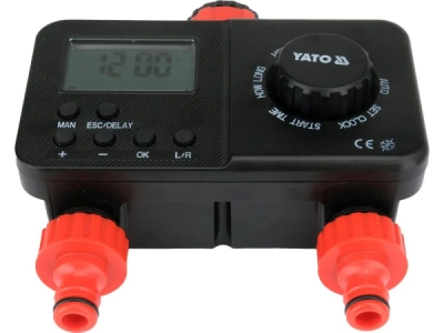 Yato - Ovládač zavlažovania 2 vstup: 3/4" (19.0 mm), 1" (25.0 mm)