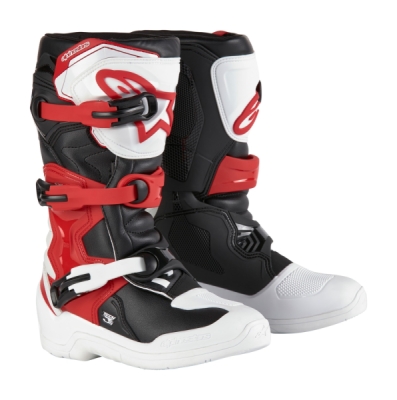 ALPINESTARS - Topánky TECH 3S YOUTH, detské (biela/čierna/červená, veľ. 42)