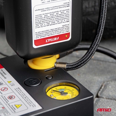 Súprava na opravu a hustenie pneumatík 19mm 12V AMIO-04929