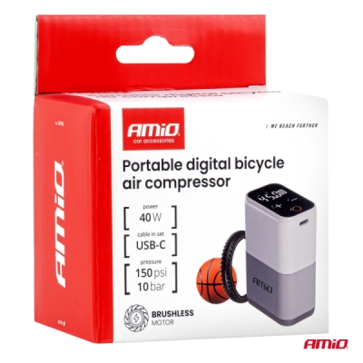 Bezdrôtový vzduchový kompresor 40W USB-C AMiO-04946