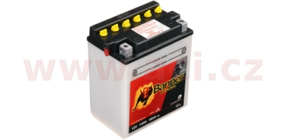 BANNER motobatéria 12V 51412 14Ah BB14-A2, Ľ+