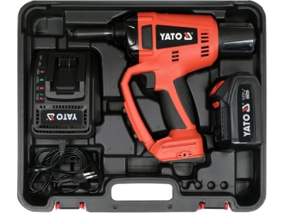 Yato - Nitovačka na slepé nity Ø2.4-5mm 18V s AKU 3Ah