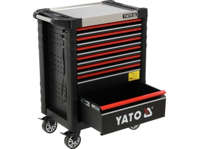 Yato - Servisný vozík 7 zásuviek bez náradia