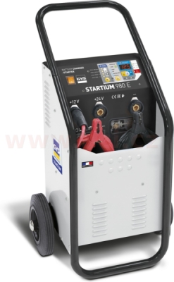 nabíječka se startovacím zdrojem 12/24 V GYS STARTIUM 980E (startování 380 A)