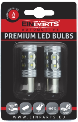 EPL37 P21W LED žiarovky 50W (10 x CREE XT-E) 6000K