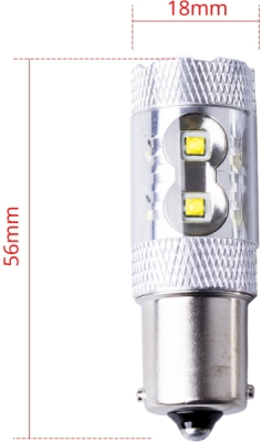 EPL37 P21W LED žiarovky 50W (10 x CREE XT-E) 6000K