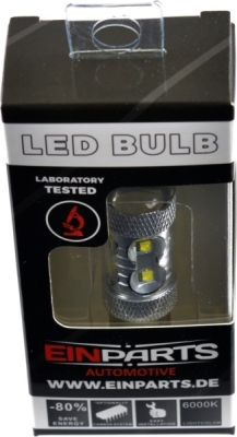 EPL80 P21/5W LED žiarovka 50W (10 x CREE XT-E) 6000K