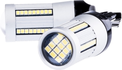 EPL163 W21/5W LED žiarovky (66 x SMD 2016) 6000K CANBUS