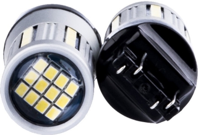 EPL163 W21/5W LED žiarovky (66 x SMD 2016) 6000K CANBUS