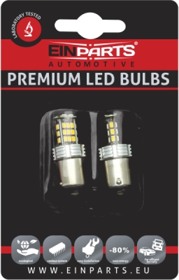 EPL178 P21W LED žiarovky (30 x SMD 3020) oranžová CANBUS