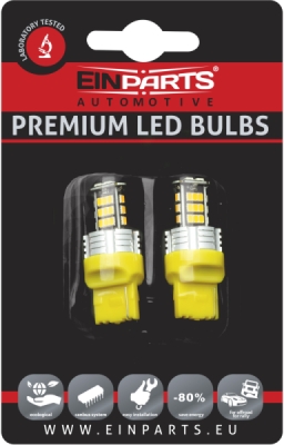 EPL180 W21W LED žiarovky (30 x SMD 3020) oranžová CANBUS