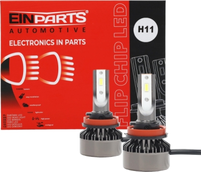 EPLH37 H11 LED žiarovky 24W (2 x LED FLIP CHIP) 6000K CANBUS