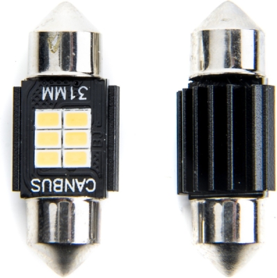 EPL194 C5W LED žiarovky (6 x SMD 2016) 32mm 6000K CANBUS