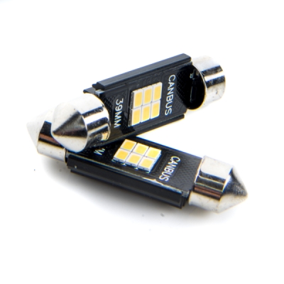 EPL196 C10W LED žiarovky (6 x SMD 2016) 39mm 6000K CANBUS