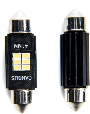 EPL197 C10W LED žiarovky (6 x SMD 2016) 42mm 6000K CANBUS