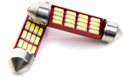 EPL206 C10W LED žiarovky (16 x SMD 4014) 39mm 6000K CANBUS