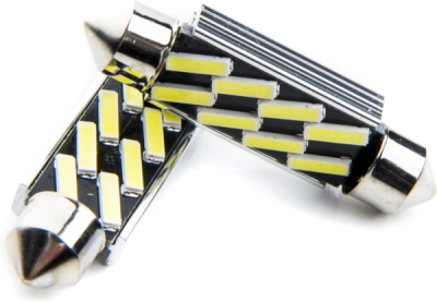 EPL217 C10W LED žiarovky (8 x SMD 7020) 42mm 6000K CANBUS