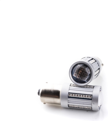 EPL251 P21W LED žiarovky (66 x SMD 2016) červená CANBUS