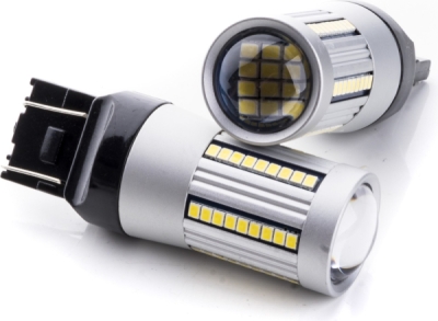 EPL256 W21/5W LED žiarovky (66 x SMD 2016) 6000K CANBUS
