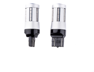EPL258 W21/5W LED žiarovky (66 x SMD 2016) červená CANBUS