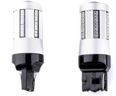 EPL261 W21W LED žiarovky (66 x SMD 2016) červená CANBUS