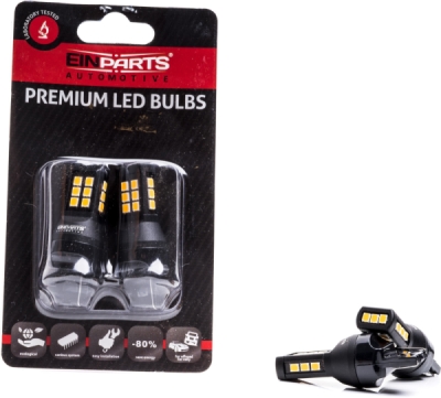 EPL248 W21W 7440 ORANGE 21 SMD 2835 CANBUS - 2 ks.