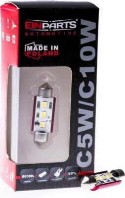 EPLP03 C10W 39MM 3SMD 2835 SAMSUNG LED CANBUS - 1 pc