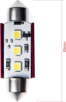 EPLP03 C10W 39MM 3SMD 2835 SAMSUNG LED CANBUS - 1 pc