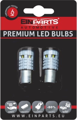 EPL267 P21W LED žiarovky (6 x SMD 1860) 6000K CANBUS