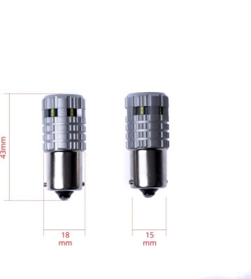 EPL267 P21W LED žiarovky (6 x SMD 1860) 6000K CANBUS