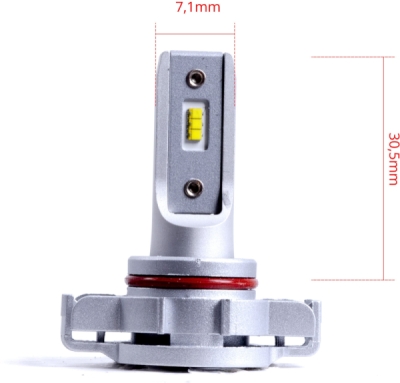 EPLH63 H16 LED žiarovky OCTOPUS PREMIUM (6 x LED ZES) 6000K CANBUS