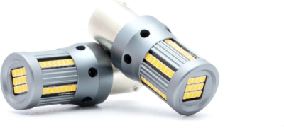 EPL278 PY21W 1156 66 SMD 2016 CANBUS AMBER - 2 SZT