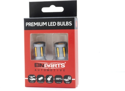 EPL278 PY21W 1156 66 SMD 2016 CANBUS AMBER - 2 SZT