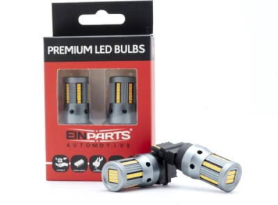 EPL280 P27W 3156 66 SMD 2016 CANBUS AMBER - 2 pcs