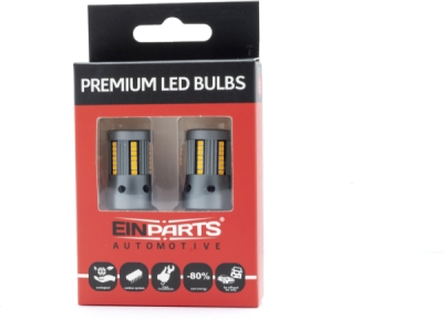 EPL280 P27W 3156 66 SMD 2016 CANBUS AMBER - 2 pcs