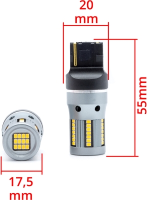 EPL282 W21W 7440 66 SMD 2016 CANBUS AMBER - 2 SZT