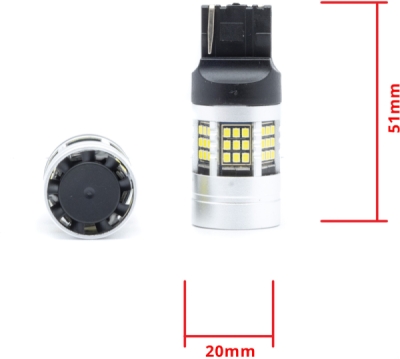 EPL284 W21W LED žiarovky (54 x SMD 2016) 6000K CANBUS