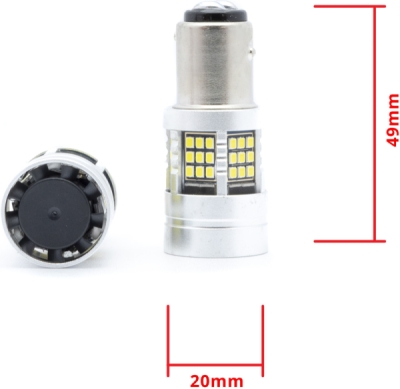EPL286 P21/5W LED žiarovky (54 x SMD 2016) 6000K CANBUS