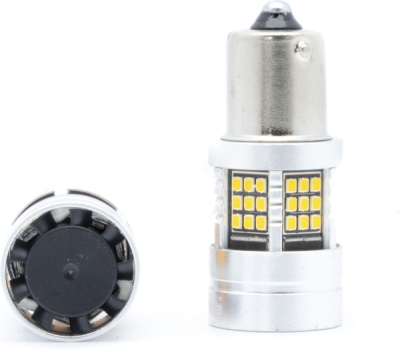 EPL289 PY21W LED žiarovky (54 x SMD 2016) jantár CANBUS