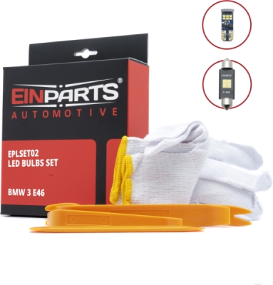 EPLSET02 Sada LED žiaroviek do interiéru BMW 3 E46 (1998-2005)