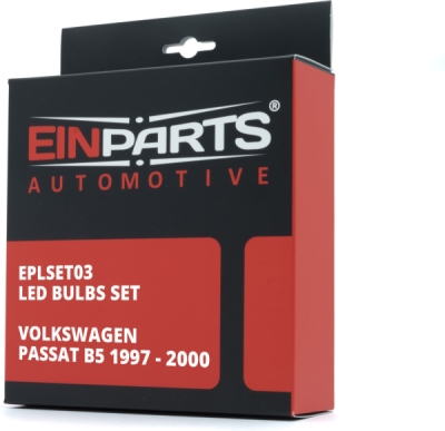 EPLSET03 Sada LED žiaroviek do interiéru VOLKSWAGEN PASSAT B5