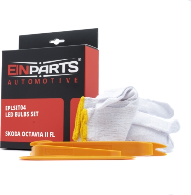 EPLSET04 Sada LED žiaroviek do interiéru ŠKODA Octavia II FL (2008-2013)